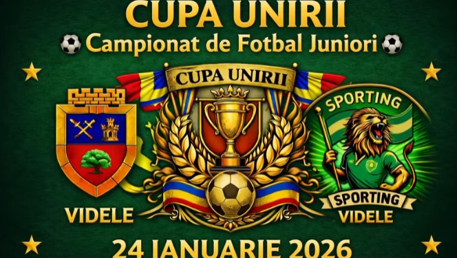 CUPA UNIRII – Campionat de Fotbal -Juniori