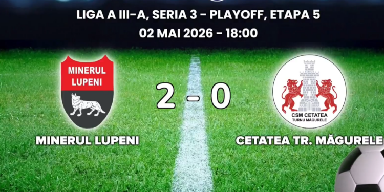 Cetatea Turnu Magurele a pierdut la Lupeni dupa greseli mari de arbitraj